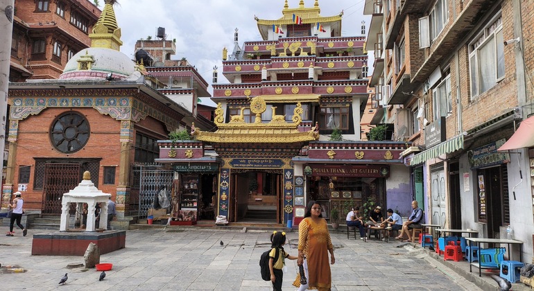 Viaggio reale nella piazza Durbar di Kathmandu