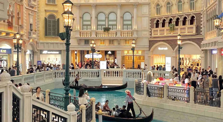 Macau Venetian Romantische Gondelfahrt Bootsticket