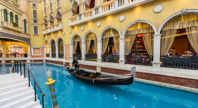Macau Venetian Romantische Gondelfahrt Bootsticket