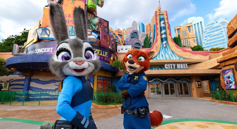Shanghai Disney Zootopia Land Tour mit Judy und Nick