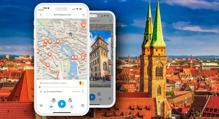 Audio Guide App: Stadtrundgang Nürnberg