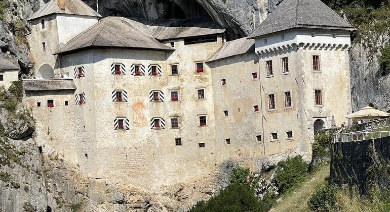 Postojna Caves and the medieval castle of Predjama from Ljubljana