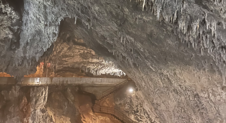 Postojna Caves and the medieval castle of Predjama from Ljubljana
