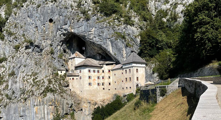 Postojna Caves and the medieval castle of Predjama from Ljubljana