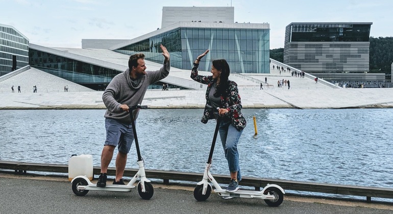 Powered By The Oslo Tour E-Scooter