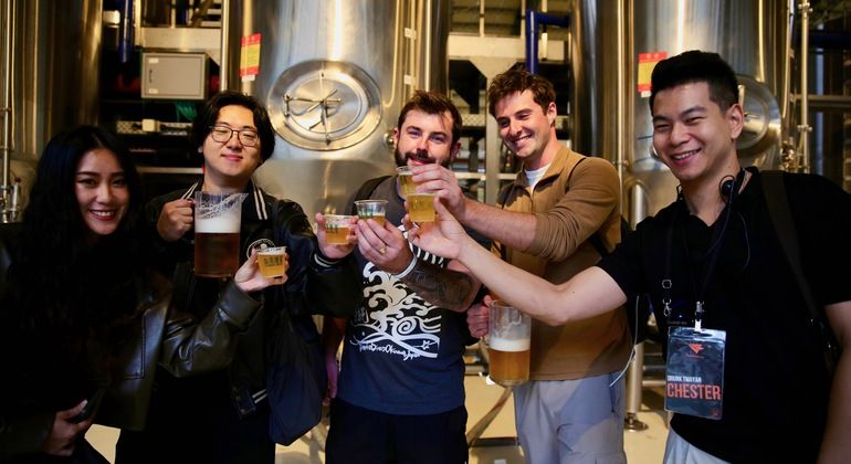 Taiwan Bier Tour: Ein Jahrhundert der ersten Brauerei Taiwans mit Verkostungen
