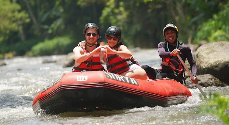 Ubud Combo Avventura emozionante: Giro in ATV e Rafting con trasporto