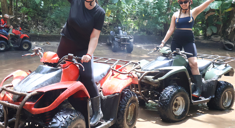 Ubud Combo Avventura emozionante: Giro in ATV e Rafting con trasporto