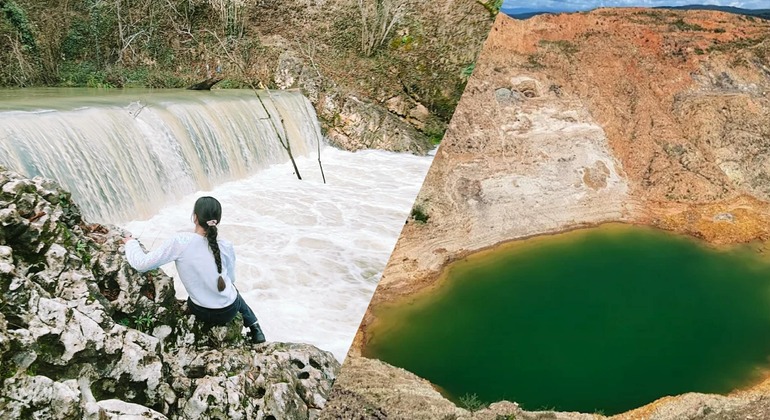 Kutaisi: Visita guidata alle cascate, al lago e al palazzo Geguti