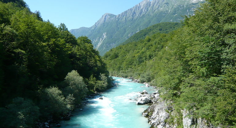 Soca-Tal-Tour von Ljubljana aus: Kobarid, Bovec, Wasserfälle, Fluss