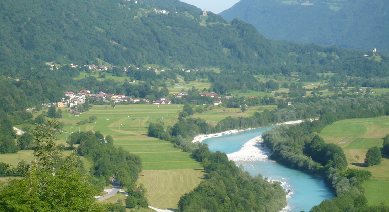 Soca-Tal-Tour von Ljubljana aus: Kobarid, Bovec, Wasserfälle, Fluss
