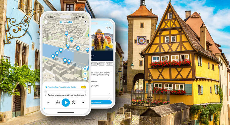 Audio-App für selbstgeführte Touren: Stadtrundgang durch Rothenburg