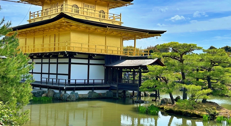 Kyoto: Goldener Pavillon-Tempel Private Tour mit Hotel-Treffpunkt