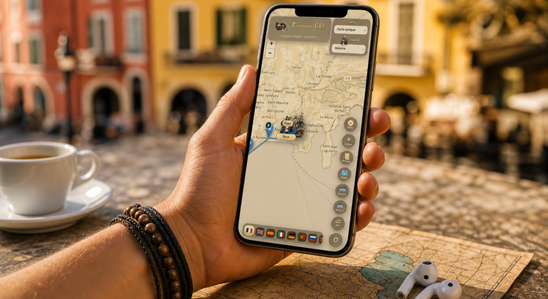 Halbgeführte Tour durch die Altstadt von Nizza mit Schatzsuche und Audioguide