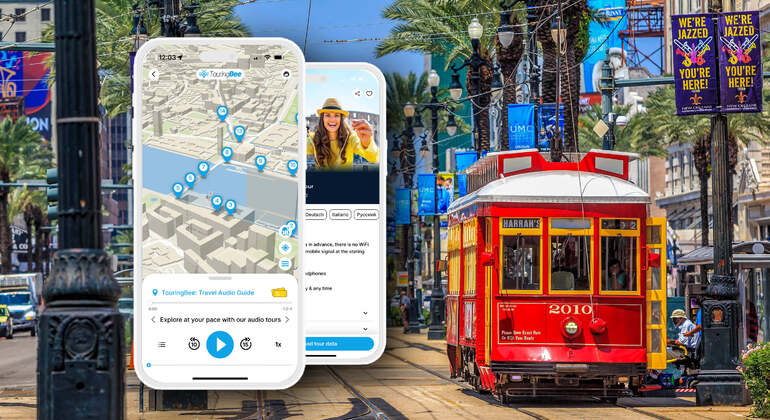 Audio-App für selbstgeführte Touren: New Orleans, Tour durch das French Quarter