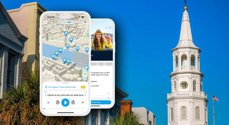 Audio-App für selbstgeführte Touren: Stadtrundgang durch Charleston