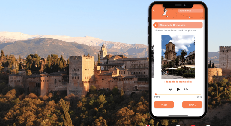 Granada im Überblick: Selbstgeführte Tour mit der Ontur-App