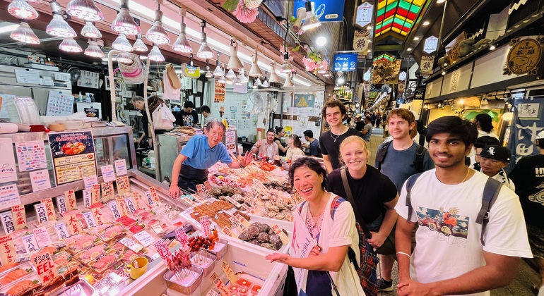 Kyoto : visite guidée à pied du marché alimentaire de Nishiki et des coins secrets de la ville