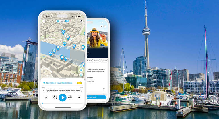Audio-App für selbstgeführte Touren: Stadtrundgang durch Toronto