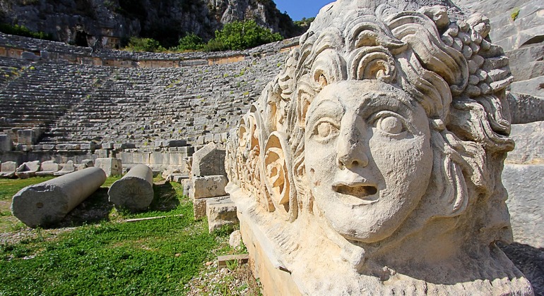 Side/Belek/Kemer: Tour zu den lykischen Kulturstätten & Bootsfahrt nach Kekova
