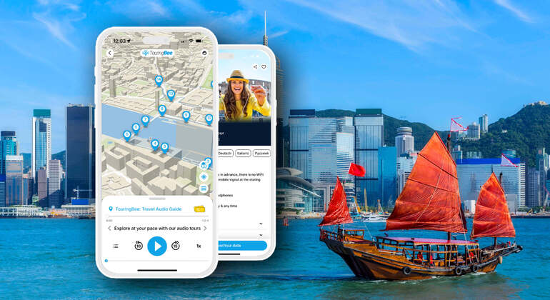 Audio-App für selbstgeführte Touren: Stadtrundgang durch Hongkong