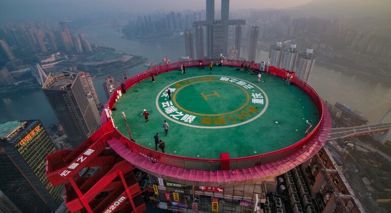 Entrada para el mirador «Cloud Eye» de Chongqing
