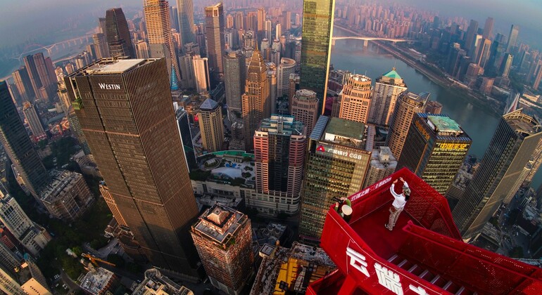 Entrada para el mirador «Cloud Eye» de Chongqing