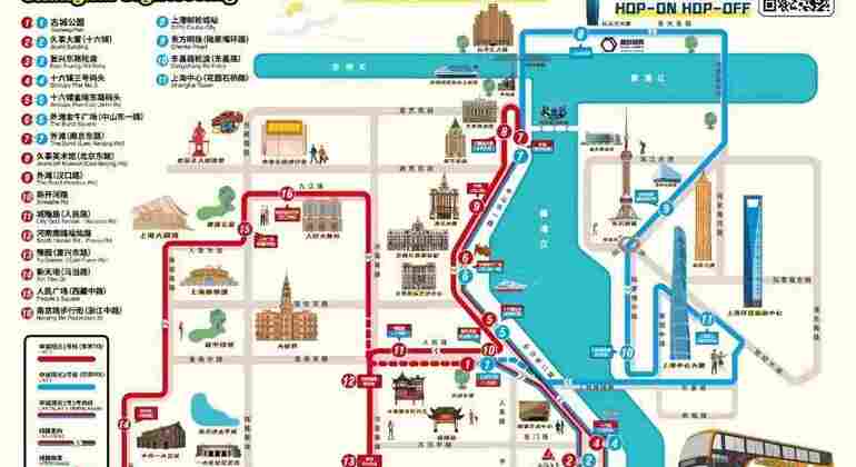Shanghai-Tageskarte: Garten, Sehenswürdigkeiten, Bootsfahrt und mehr
