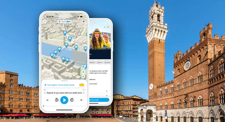 Audio-App für selbstgeführte Touren: Stadtrundgang durch Siena