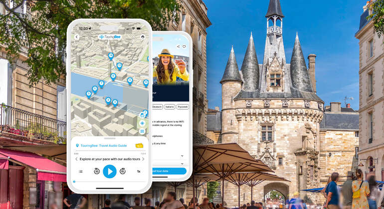Audio-App für selbstgeführte Touren: Stadtrundgang durch Bordeaux