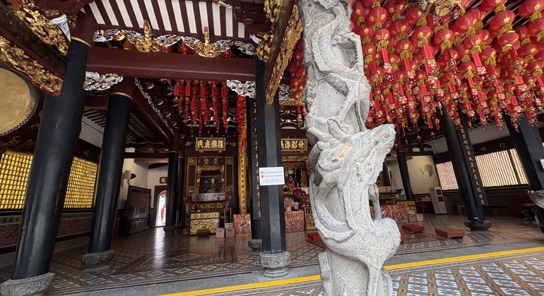 Singapurs Geschichte: Thian Hock Keng, URA City Gallery & Chinatown