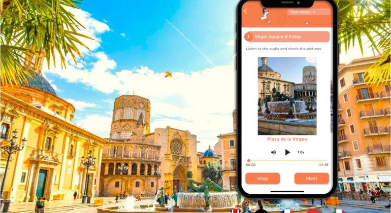 Valencia im Überblick: Selbstgeführte Tour mit der Ontur-App
