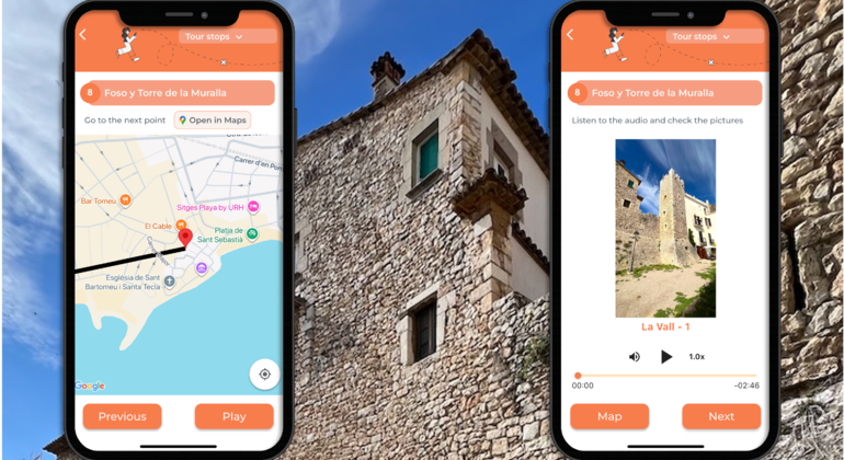 Sitges im Überblick: Selbstgeführte Tour mit der Ontur-App