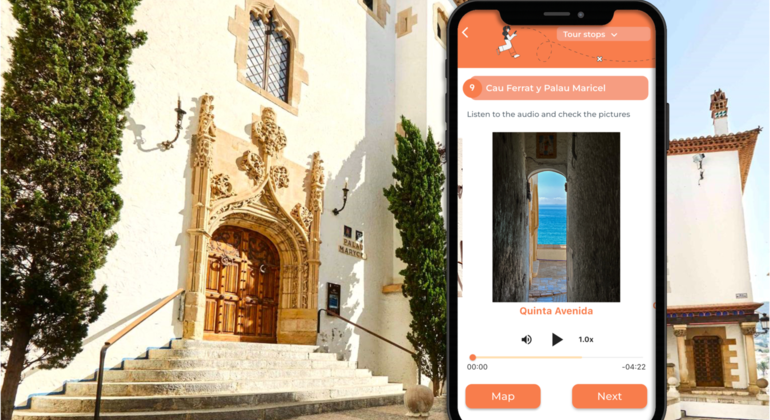 Sitges im Überblick: Selbstgeführte Tour mit der Ontur-App