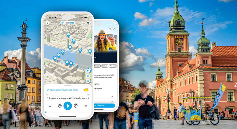 Audio-App für selbstgeführte Touren: Stadtrundgang durch Warschau