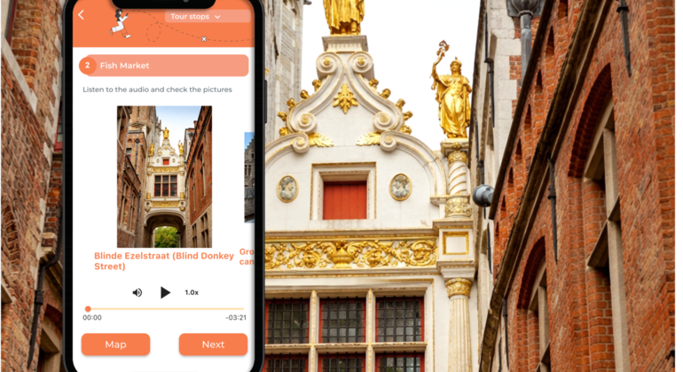 Brügge im Überblick: Selbstgeführte Tour mit der Ontur-App