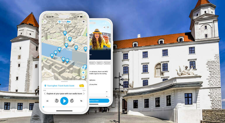 Audio-App für selbstgeführte Touren: Stadtrundgang durch Bratislava