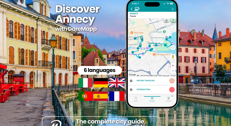 Top Annecy: Self-Guided Tour Using the DareMapp App
