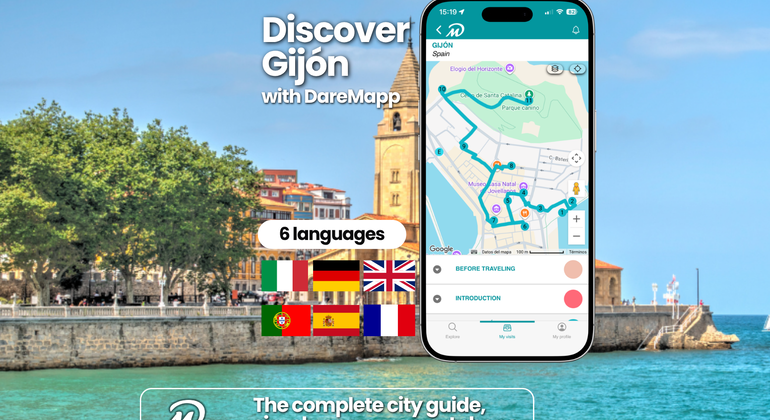 Top Gijón: Self-Guided Tour Using the DareMapp App