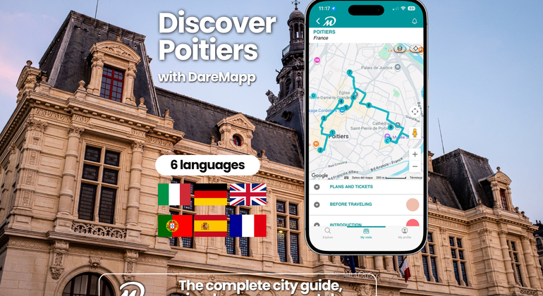 Top Poitiers: Self-Guided Experience Using the DareMapp App