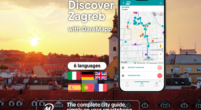 Top Zagreb: Self-Guided Tour Using the DareMapp App
