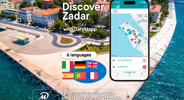 Top Zadar: Self-Guided Tour Using the DareMapp App