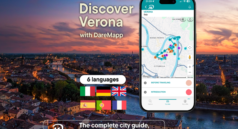 Top Verona: Self-Guided Tour Using the DareMapp App