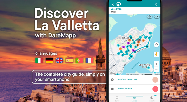 Top Valletta: Self-Guided Tour Using the DareMapp App