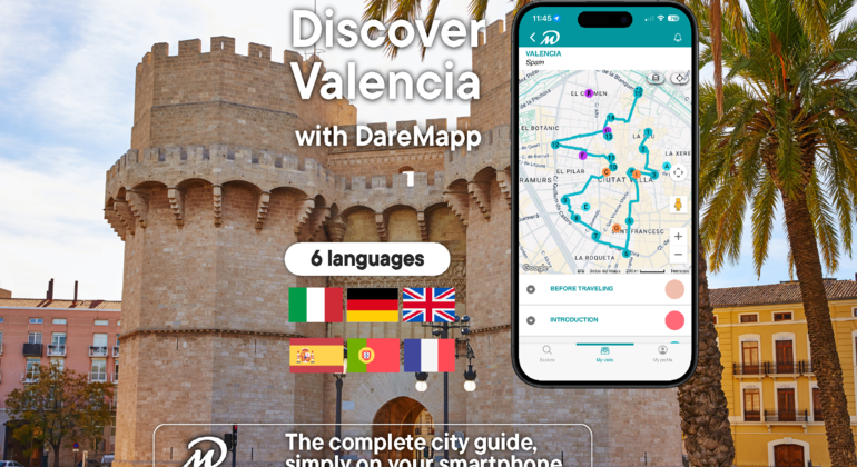 Top Valencia: Private Guided Tour with Your Cell Phone