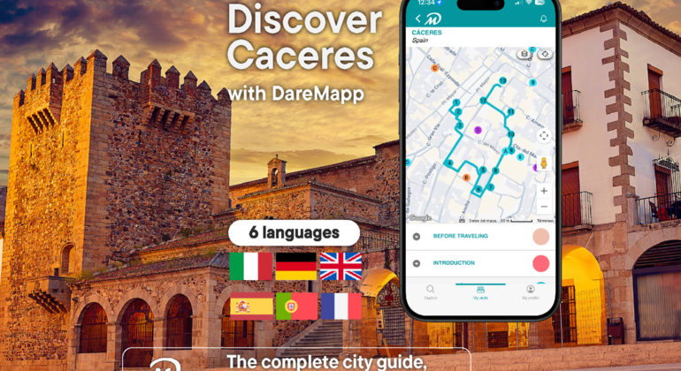 Top Cáceres: Self-Guided Tour Using the DareMapp App