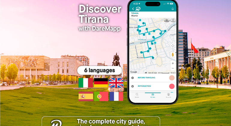 Top Tirana: Self-Guided Tour Using the DareMapp App