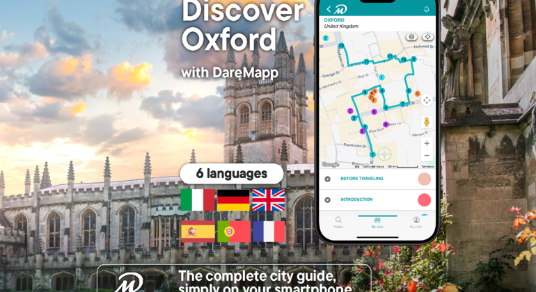 Top Oxford: Self-Guided Tour Using the DareMapp App