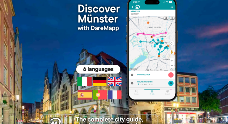 Top Münster: Self-Guided Tour Using the DareMapp App