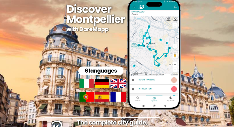 Top Montpellier: Self-Guided Tour Using the DareMapp App